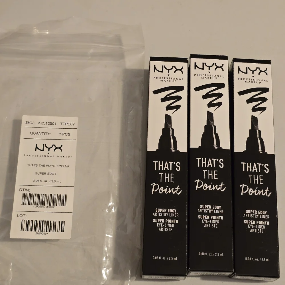 NYX That’s The Point Liquid Eyeliner Bundle (Set of 3) – NEW